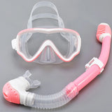 AquaJuni Kinder Duikmasker met Snorkel | Antivolg & Levensveilig | Gehard Glas & Silicoon | Voor Jongens & Meisjes 7–15 Jaar