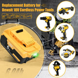 PowerCore 20V 3.0Ah/6.0Ah/9.0Ah Accu + Lader Compatibel met Dewalt DCB200 Serie | Accu Batterij | Vervangende Batterij Compatibel met Dewalt DCB206 DCB207 DCB204 DCB203
