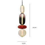 Hanglamp van gekandificeerd glas