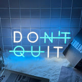 Inspirerende Neon Sign - "GEEN OPGEVEN" Verlichting