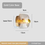 Elegante glazen plafondlamp met kristallen design