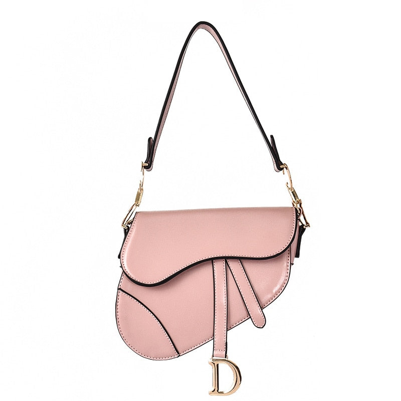 Sandsberg - luxe dames schoudertas - exclusieve PU - leren zadeltas