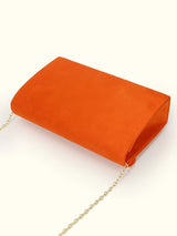 Segreto Suède-stijl Fluwelen Envelop Handtas