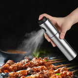 Ölsprüher CULINARA FineMist | 100 ml RVS Spuitfles | Voor olie, azijn & BBQ | Navulbaar & Fijn doserend