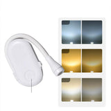 GlowLeaf – Clip-on mini leeslamp met USB-opladen en 360° rotatie voor lezen in de nacht