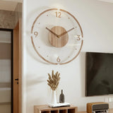 ModernStyleClock | Grote Houten Wandklok voor Woonkamers