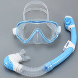 AquaJuni Kinder Duikmasker met Snorkel | Antivolg & Levensveilig | Gehard Glas & Silicoon | Voor Jongens & Meisjes 7–15 Jaar