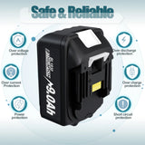 PowerCore 18V Accu 9.0 Ah 9000mAh Compatibel met Makita BL1850B BL1860 BL1830 LXT400 | Accu Batterij | Oplaadbare Batterij Voor Makita Boormachine & Gereedschap