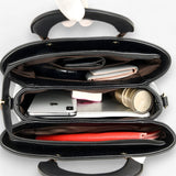 Luxe Leren Tote Handtas Voor Vrouwen Met Veelzijdig Ontwerp En Optimale Organisatie