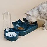Kattenvoer- en Waterbak met Oorontwerp - Comfortabele en Speelse Eetervaring
