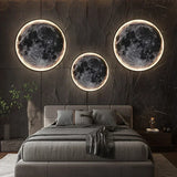 Decoratieve wandlamp LED in de vorm van een maan