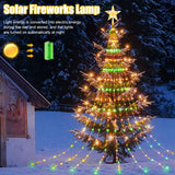 Zonne-energie Kerstboom Lichten - Stralende decoratie voor een magische kerstervaring