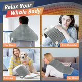 CosiTherm Verwarmingskussen | 9 Temperatuurinstellingen & 4 Timeropties | Superzachte Microfleece | 58×29 cm