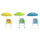 Kinderstrandstoel met Zonnescherm - Opvouwbaar en Perfect voor Camping en Tuin