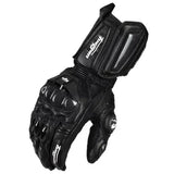 Motorrijhandschoenen RidePro Carbon | Wind- & Waterdicht | Touchscreen-geschikt | Echte Lederen Beschermers | Voor Zomer & Winter