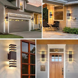 LumiBloc LED Buitenwandlamp | Up & Down Effect | E27 Fitting | IP65 Waterdicht | Modern Design voor Tuin & Balkon