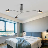 Zwarte plafondlamp met draaibare armen – modern design