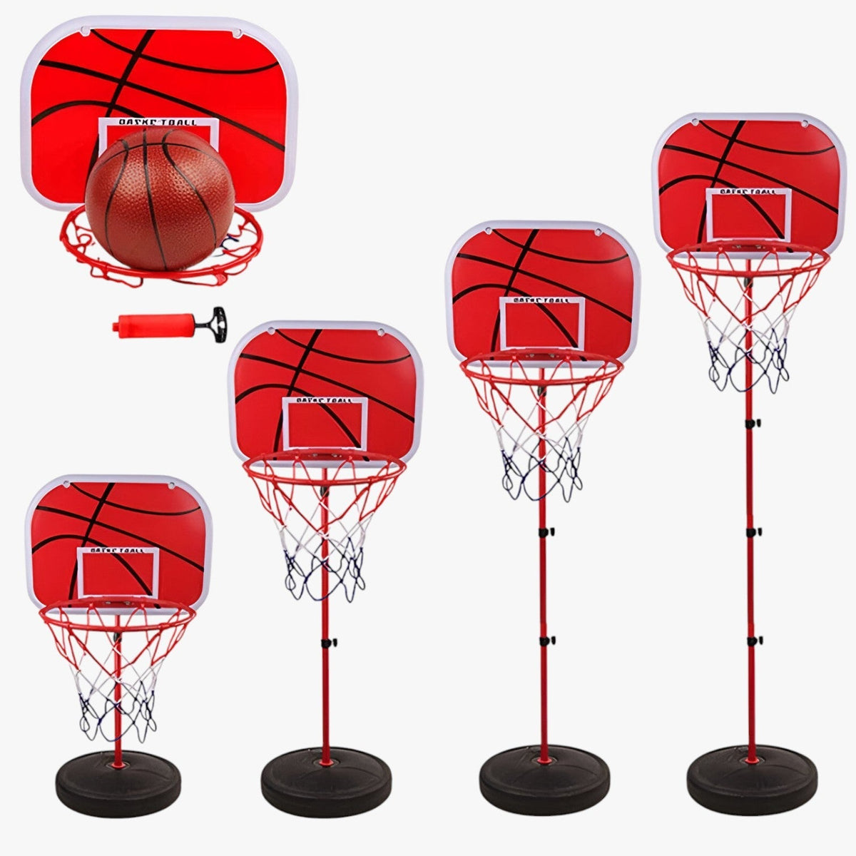 Verstelbare Kinder-Basketbalring – Speelplezier voor binnen & buiten