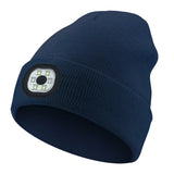 Unisex 3-in-1 Bluetooth-muts - 6 LED, USB oplaadbaar met koptelefoon voor wintergebruik