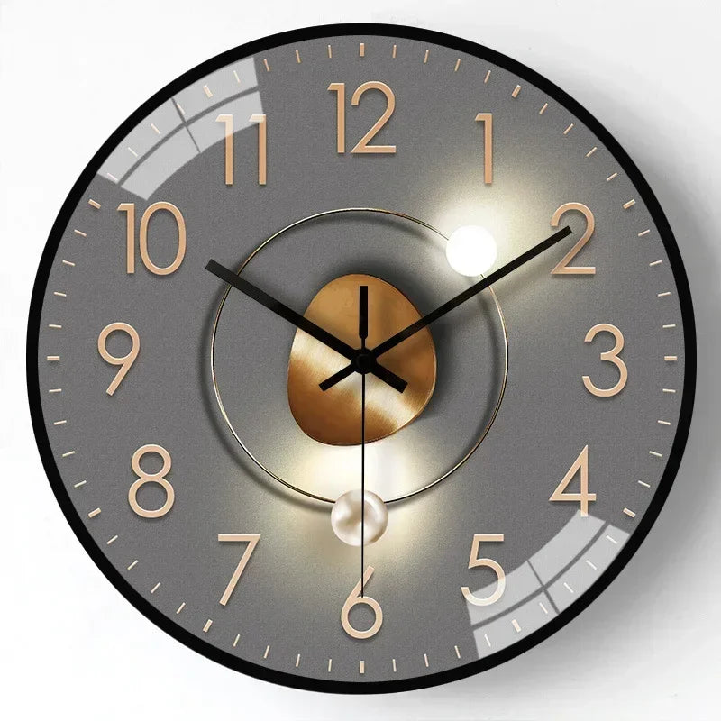 SilentTime Wandklok - Klassiek Ontwerp met Tijdloze Charme - Elegant, Stille en Perfect voor Elke Kamer