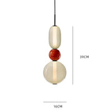 Hanglamp van gekandificeerd glas