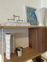Norvo | Moderne Moleculaire Metaal Kandelaar – Scandinavische Stijl Zilveren Kandelaar voor Elegante Huisdecoratie