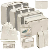 PackWunder Reisorganizerset 7/8/9/10-delig | Vouwbare koffer-organizer | Voor kleding, schoenen & accessoires