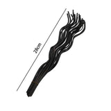 20x Lange Geurstokjes 28cm Zwart Golvend | Rattan Diffuser Stokjes | Luchtverfrisser Navulling