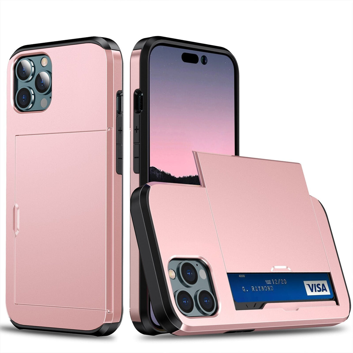 MobuLux | iPhone Portemonnee Hoesje | Luxe Telefoonhoes met Kaartvak en Bescherming