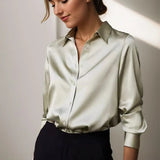 Lustrous Blouse | Verhoog je stijl met moeiteloze glamour!