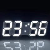 3D LED digitale klok Lichtgevende mode wandklok Multifunctionele creatieve USB-stekker