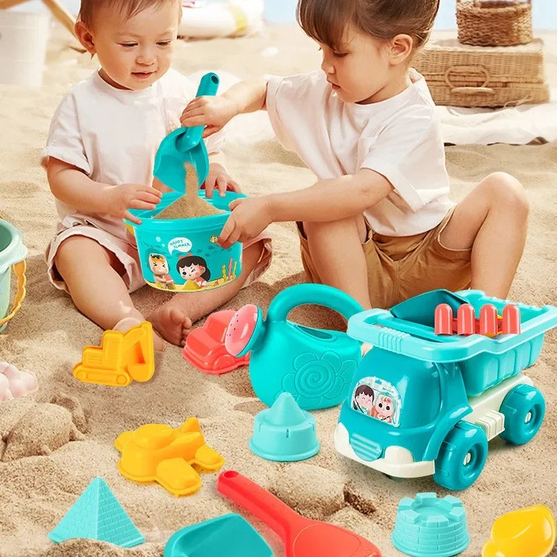 Kinderen Strand Speelgoed Set – Emmer, Schep, Waterfles en Meer voor Zomerpret
