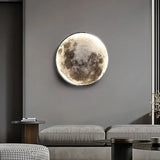 Decoratieve wandlamp LED in de vorm van een maan
