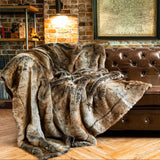 Luxueuze Kunstbont Deken | Zacht & warm | Winter Plaid | Voor Bank & Slaapkamer