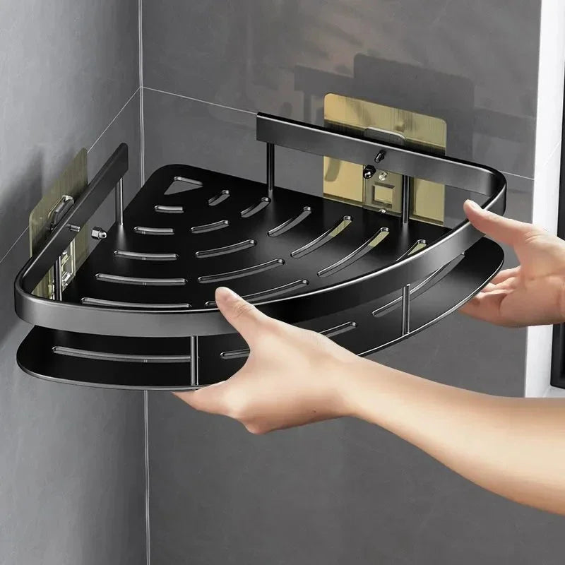 ShampooHoek | Aluminium Badkamer Wandrek