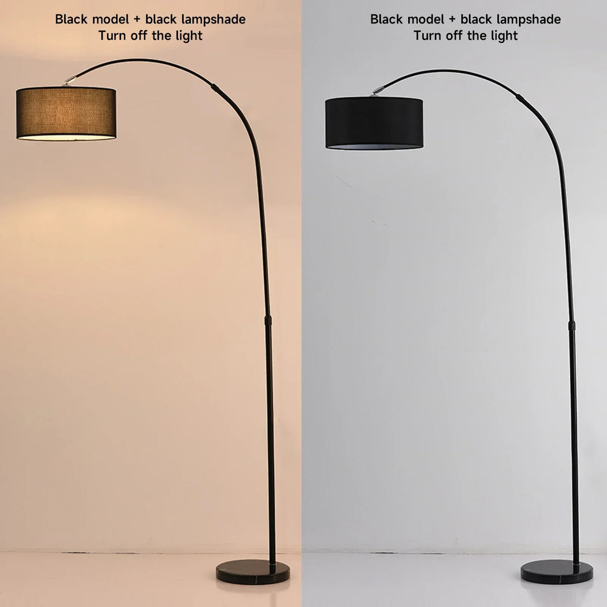 Telescopische Booglamp – Verstelbare Staande Lamp – 12W LED Dimbaar – Modern Design voor Woonkamer & Slaapkamer