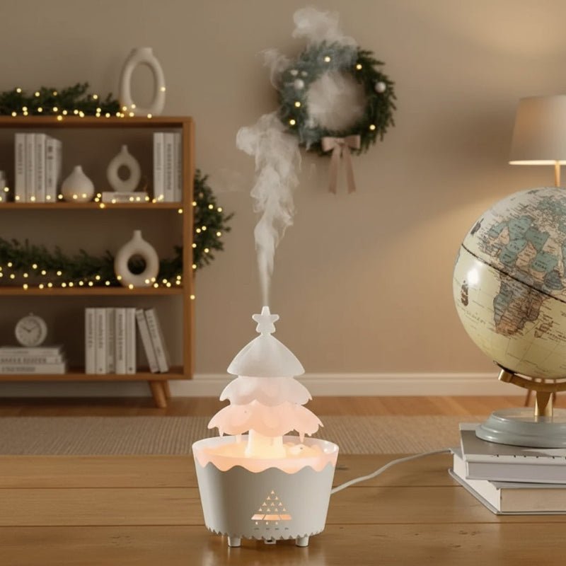 TREEZEN – Kerstboom geurverspreider met instelbare nevel en LED-licht