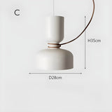 Orlee Hanglamp – Modern Geometrisch Ontwerp in Mat Zwart, Wit & Grijs