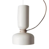 Orlee Hanglamp – Modern Geometrisch Ontwerp in Mat Zwart, Wit & Grijs