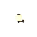 Zonne-energie LED Globe Wandlamp – Elegante Buitenlamp voor Paden & Ingangen