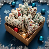 JOYSEW – DIY-Stikset voor hartvormige kerstdecoraties met stof, draad en naalden
