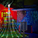 Zonne-energie Kerstboom Lichten - Stralende decoratie voor een magische kerstervaring