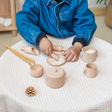 Kookplezier Houten Keukenset – Voor creatief spelen