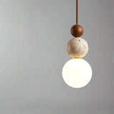 Moderne hanglamp met bolvormige details