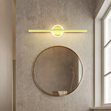 Moderne LED Wandlamp in Lijnvorm met Ronde Element – Designer Verlichting