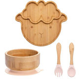 Kinder-servies set met zuignap – EcoFeast