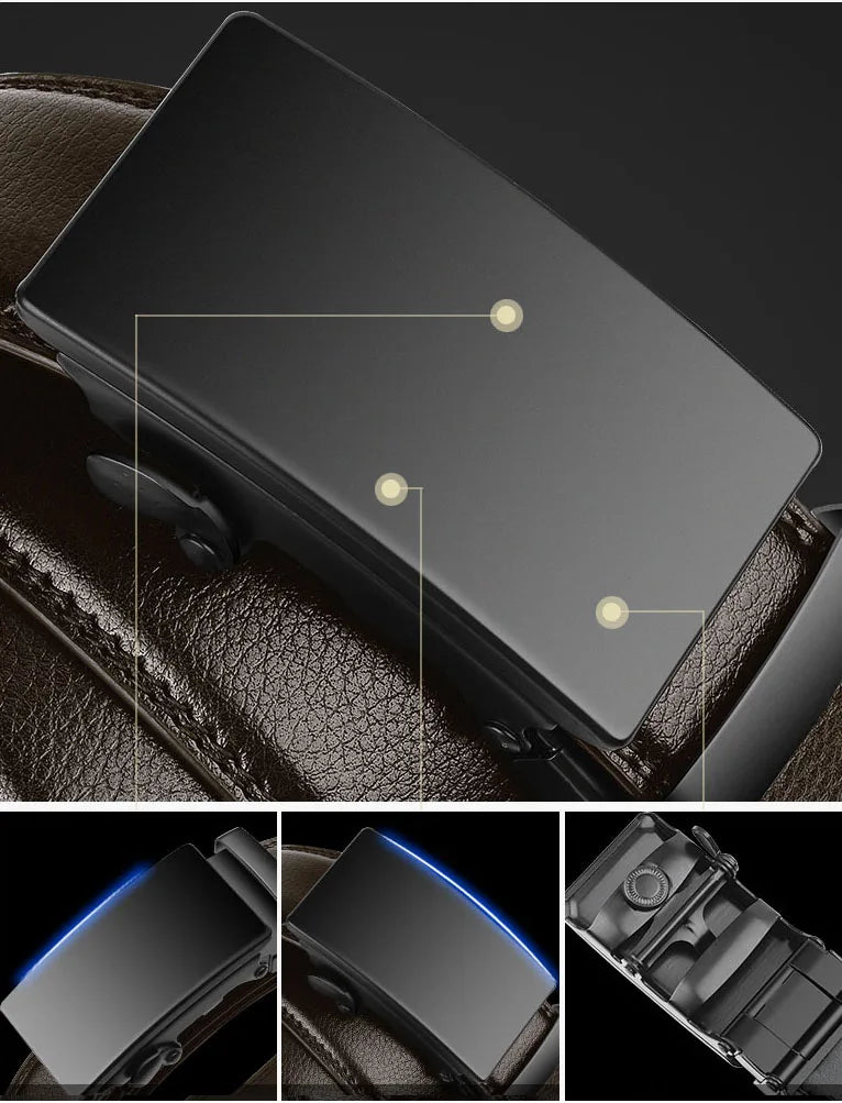 EliteStrap Luxe PU Leren Riem – Stijlvol en Verstelbaar