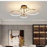 Moderne LED-hanglamp met ringen – plafondlamp met geometrische vorm