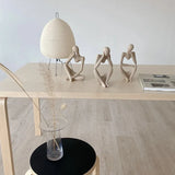 Minimalistische decoratie met abstract motief
