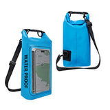 AquaVault Waterdichte Dry Bag 2L | Met Touchscreen-venster | Outdoor Tas voor Kajak, Trekking & Watersport